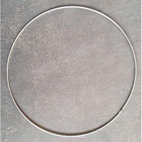 Metall Ring silberfarbig