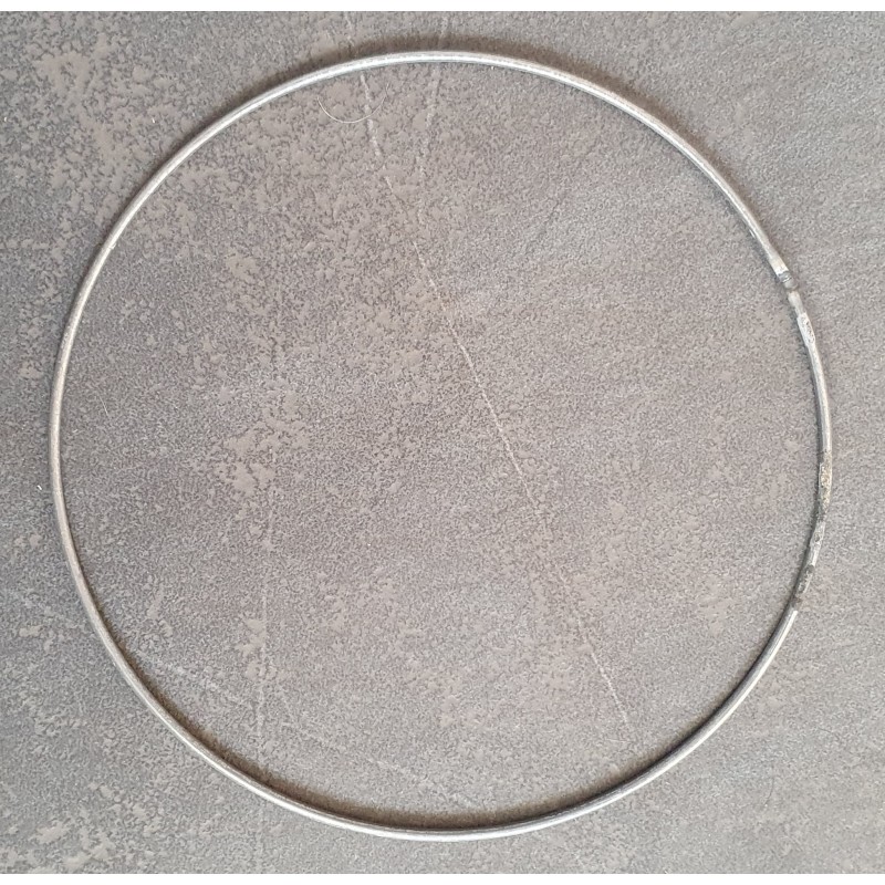 Metall Ring silberfarbig