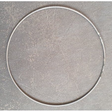 Metall Ring silberfarbig