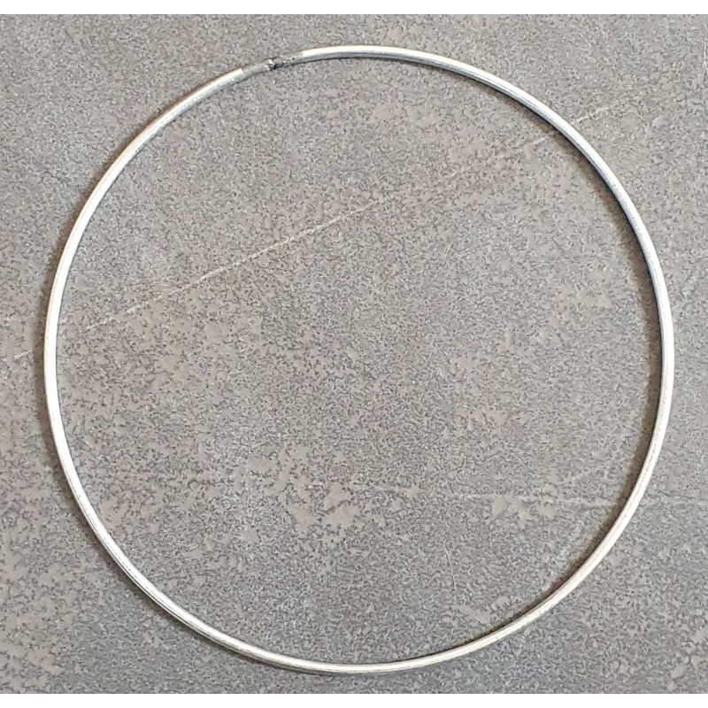 Metall Ring silberfarbig
