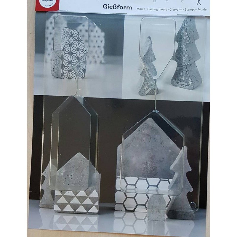 Beton Giessform Häuser