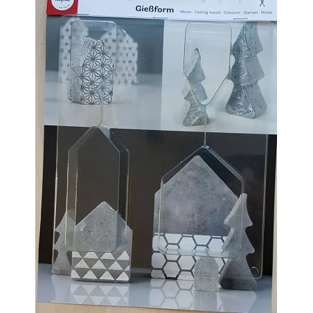 Beton Giessform Häuser