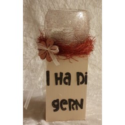 Teelicht Ständer I ha Di gern