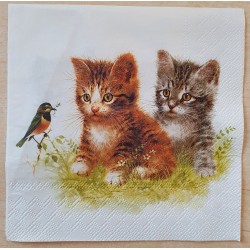 Serviette Katzen