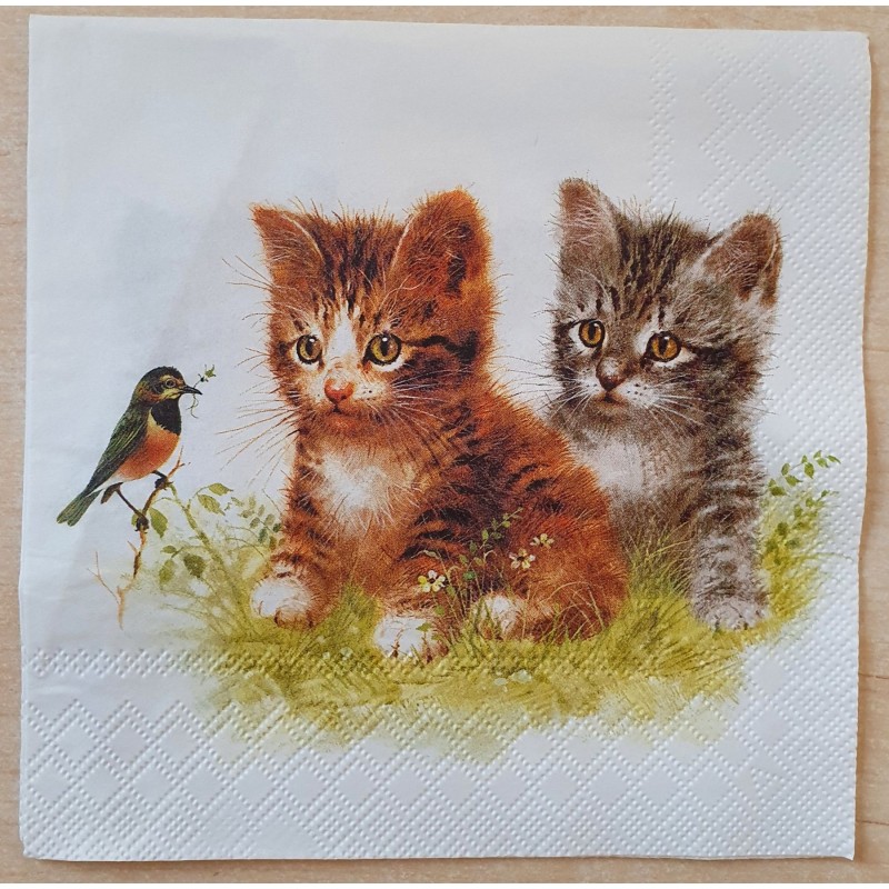 Serviette Katzen