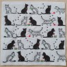 Serviette Katzen