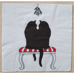 Serviette Katzen