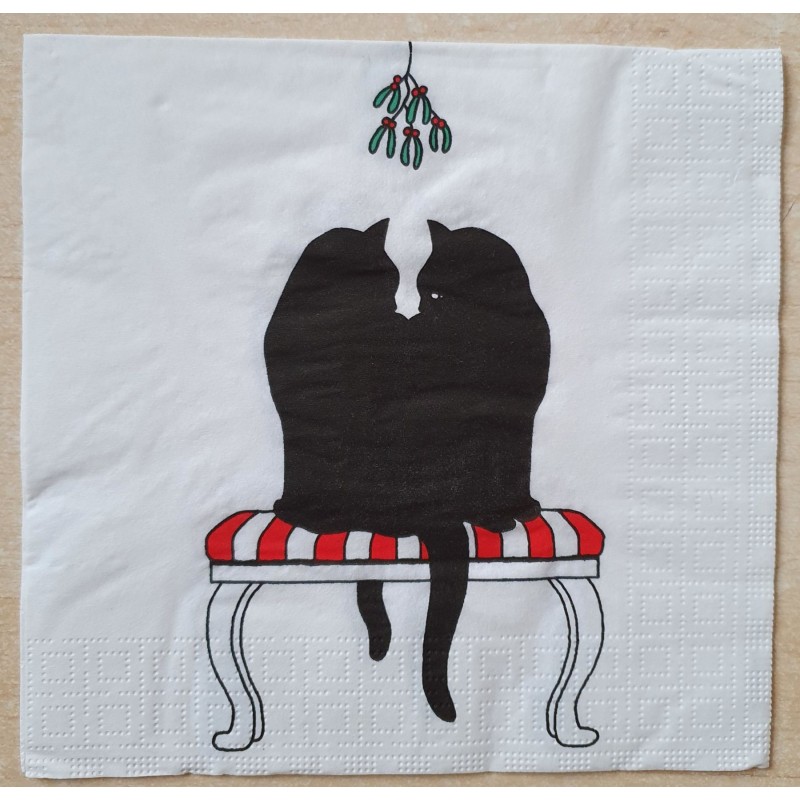 Serviette Katzen