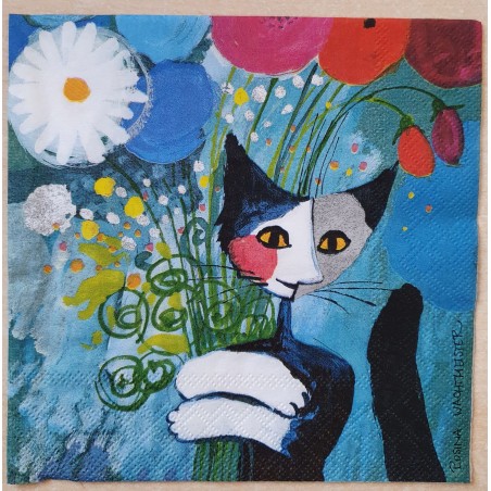 Serviette Katzen Rosina Wachtmeister