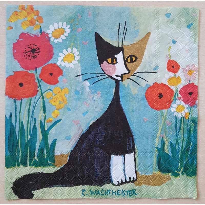 Serviette Katzen Rosina Wachtmeister