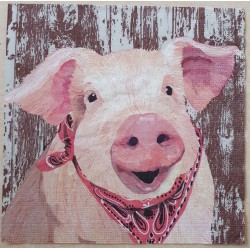 Serviette Schwein