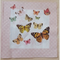 Serviette Schmetterlinge