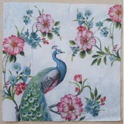 Serviette Pfau