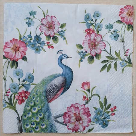 Serviette Pfau