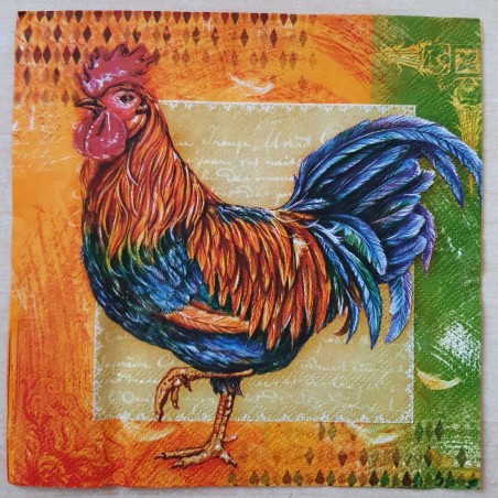 Serviette Hahn