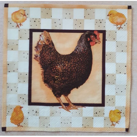 Serviette Henne