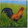 Serviette Hahn/Henne