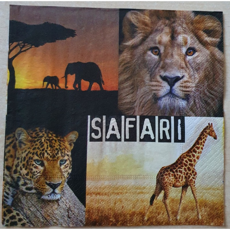 Serviette Safari