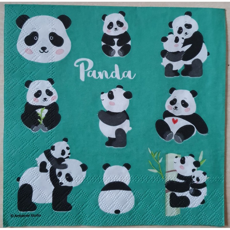 Serviette Pandas
