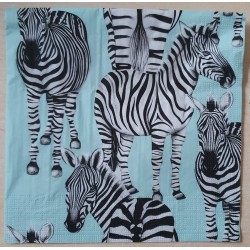Serviette Zebras
