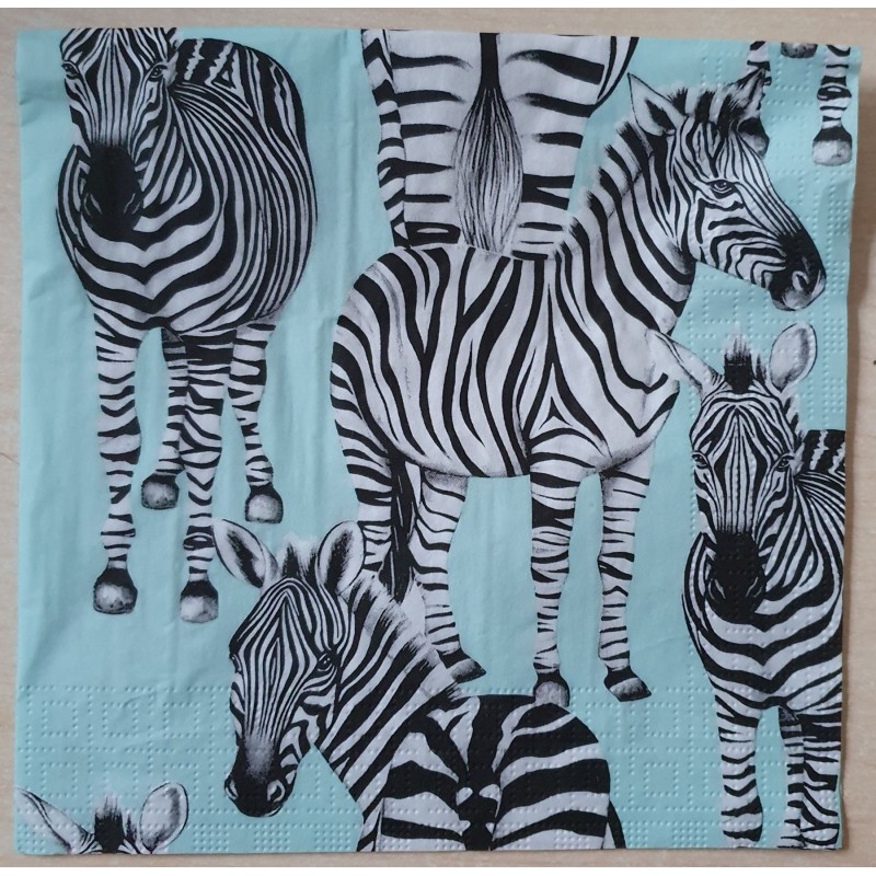 Serviette Zebras