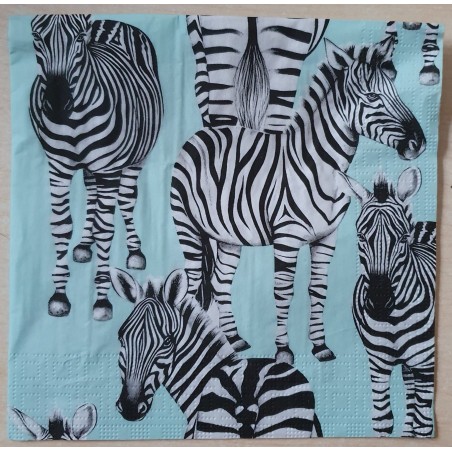 Serviette Zebras