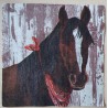 Serviette Pferd