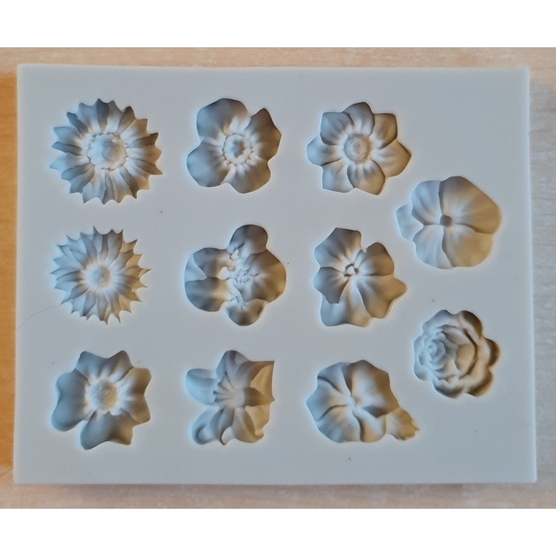 Silikonform Blumen