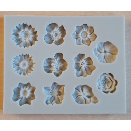 Silikonform Blumen