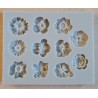 Silikonform Blumen