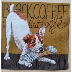 Serviette Hund