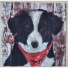 Serviette Hund