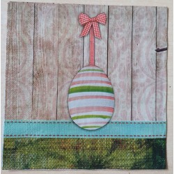 Serviette Kaninchen/Ei