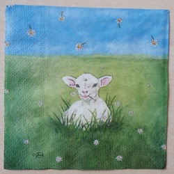 Serviette Lamm