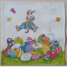 Serviette bunte Eier