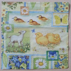 Serviette Ostern