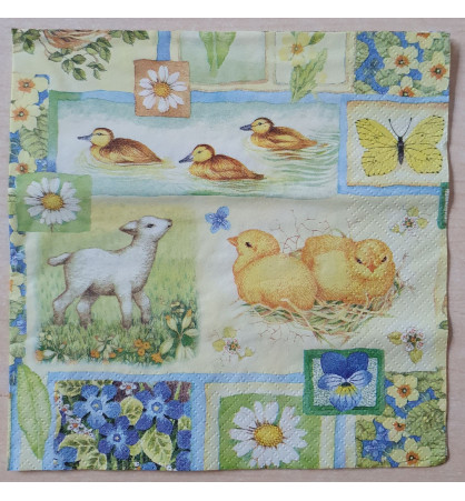 Serviette Ostern