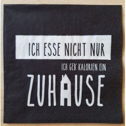 Serviette Kalorien/Zuhause