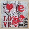 Serviette Love