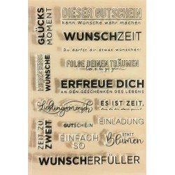 Clear Stamps Sprüche