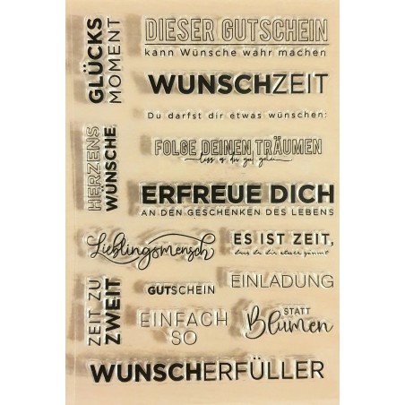 Clear Stamps Sprüche