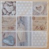 Serviette Herzen