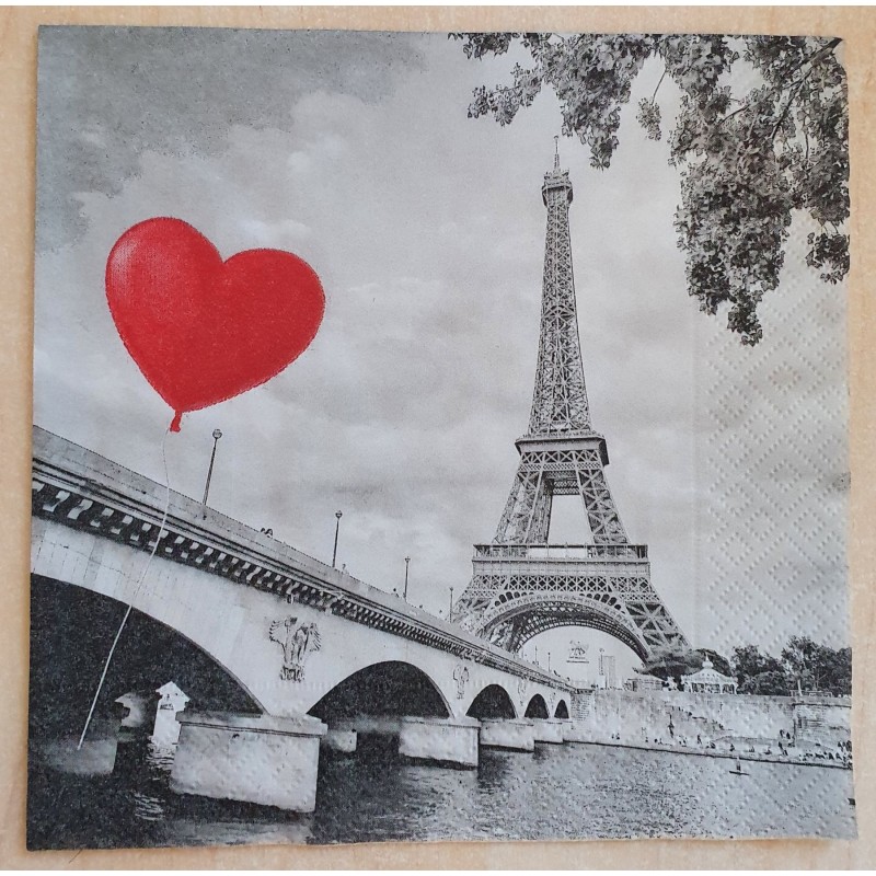 Serviette Eiffelturm