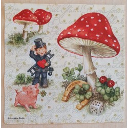 Serviette Pilz