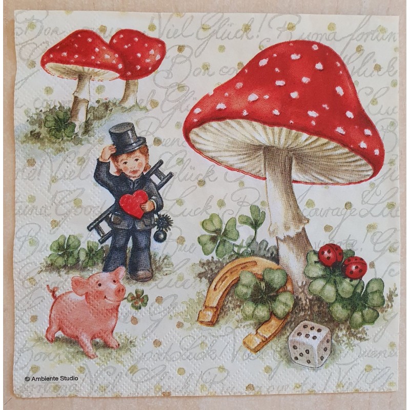 Serviette Pilz