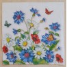 Serviette Mohn/Margriten