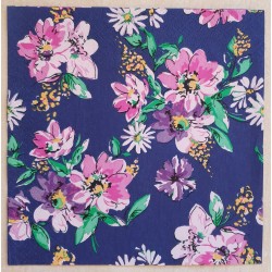 Serviette Blumen