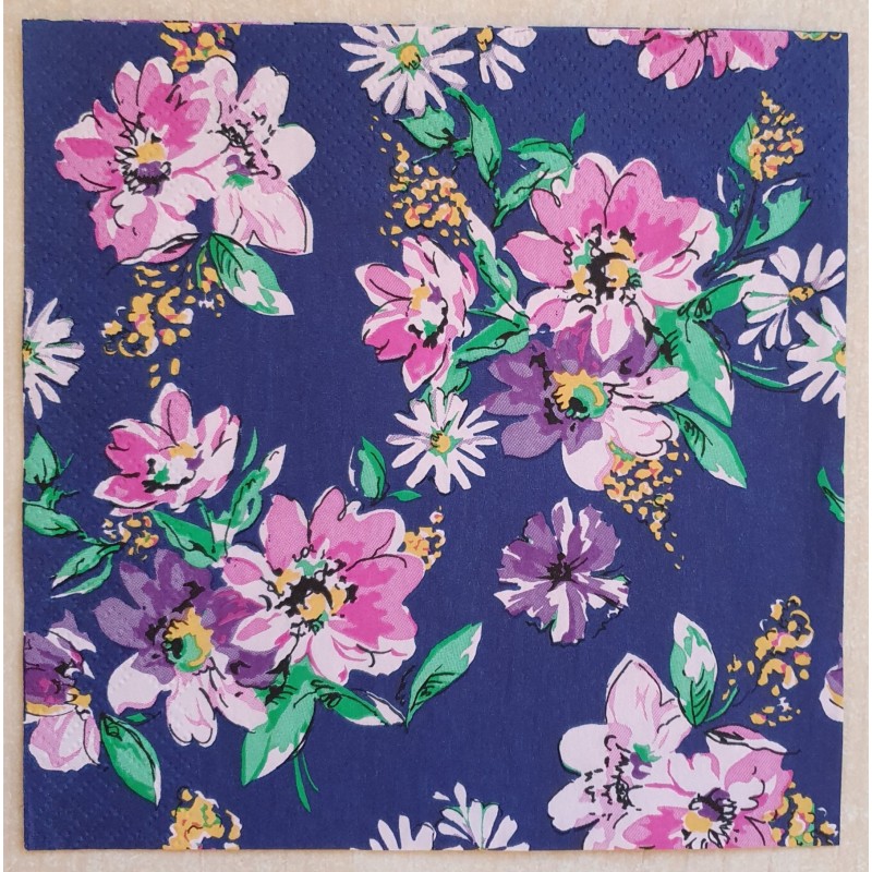 Serviette Blumen