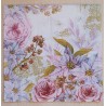 Serviette Rosen rosa