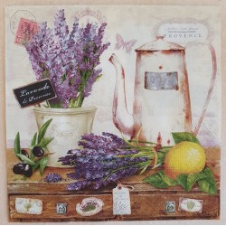 Serviette Lavendel